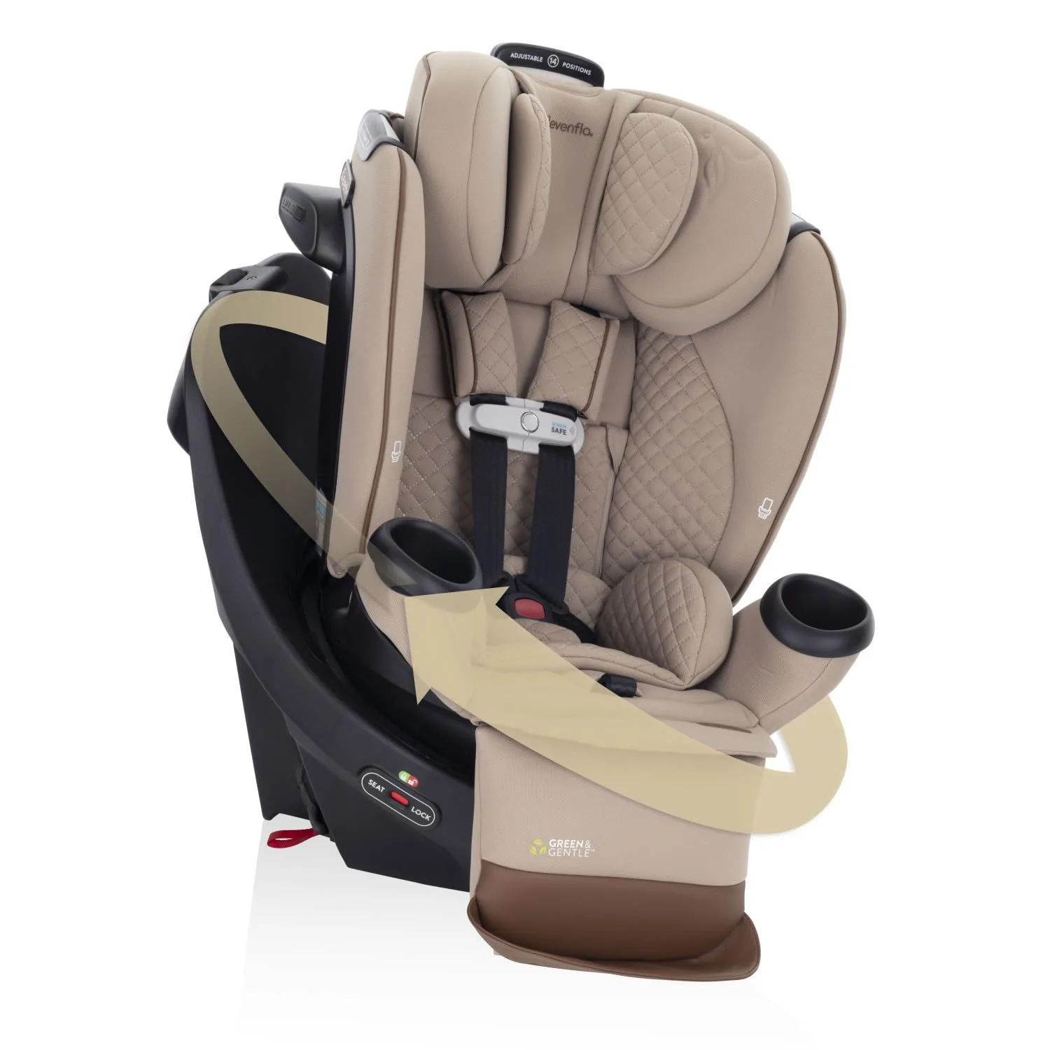 Evenflo Revolve360 Extend All-in-One Car Seat
