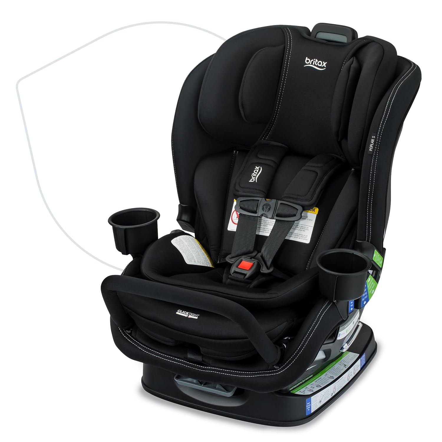 Britax Poplar S — Keeping a child rear-facing longest, without a wide seat.