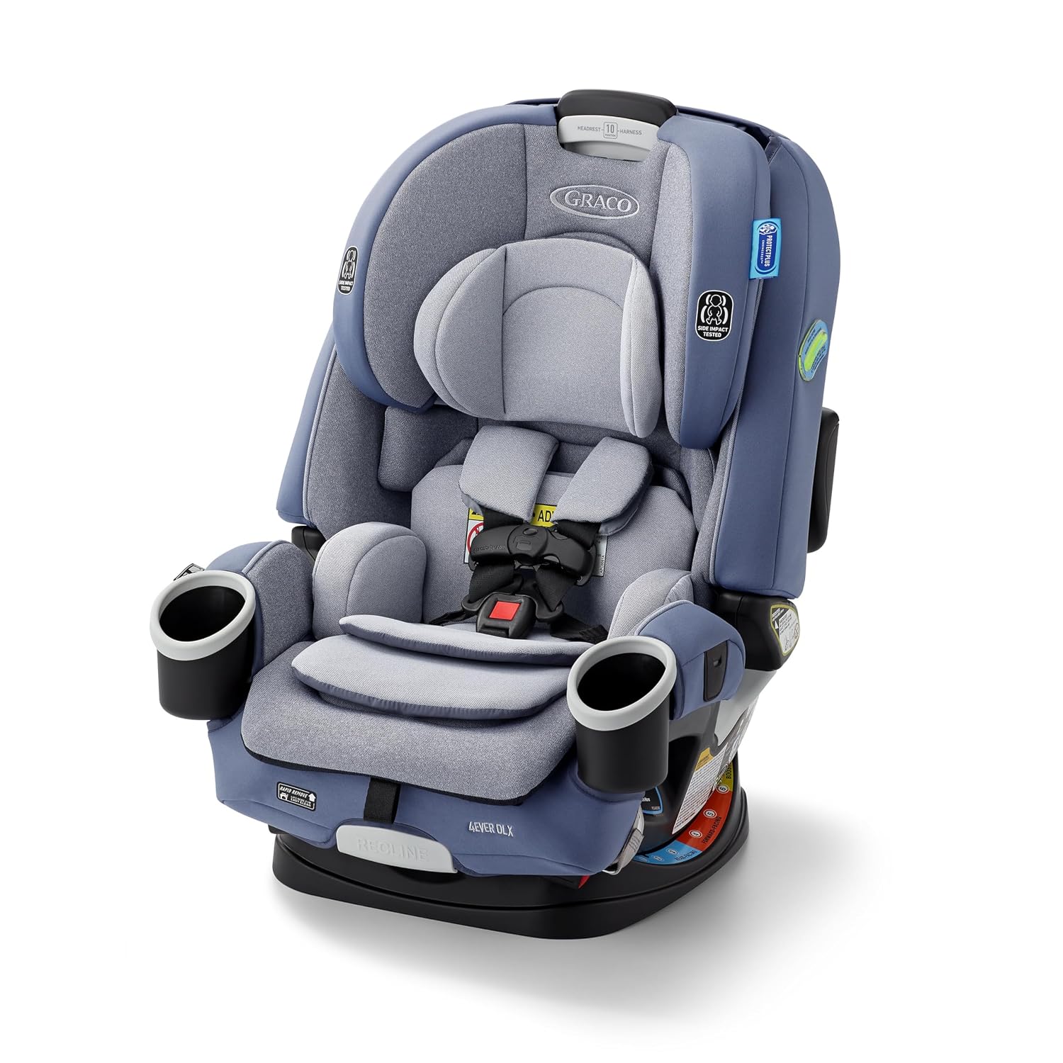Graco 4Ever DLX 4-in-1 — The seat everybody quotes the wrong width for.